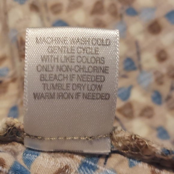 Christopher & Banks Women 3/4 Roll Tab Sleeve Button-Up Shirt Size Medium - Picture 8 of 10